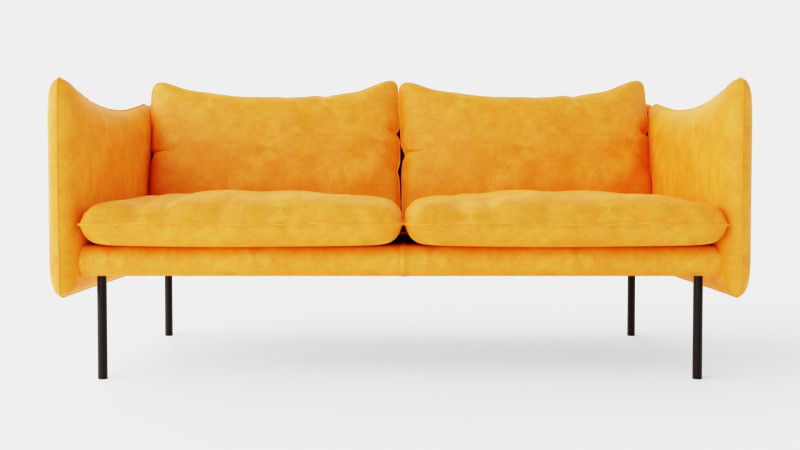 Fogia Tiki 2 Seater Sofa 3D-Modell .c4d .max .obj .3ds .fbx .stl .blend 