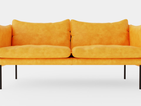 Fogia Tiki 2 Seater Sofa 3D Модель