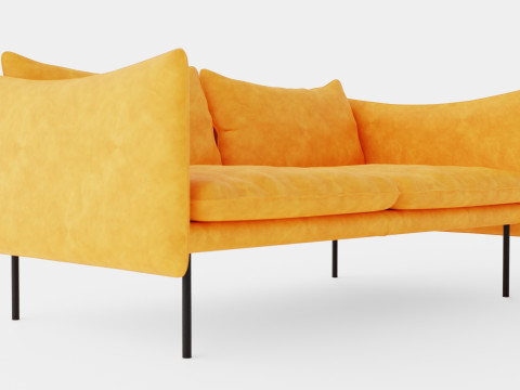 Fogia Tiki 2 Seater Sofa 3D-Modell