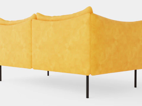 Fogia Tiki 2 Seater Sofa 3D Model