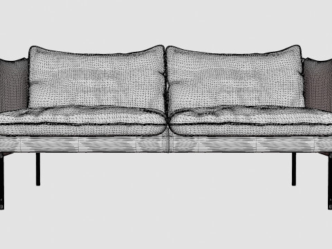 Fogia Tiki 2 Seater Sofa 3D-Modell