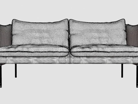 Fogia Tiki 2 Seater Sofa 3D Model