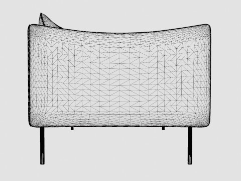 Fogia Tiki 2 Seater Sofa 3D-Modell