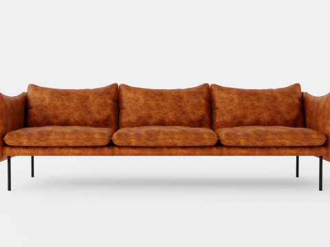 Fogia Tiki 3 Seater Sofa 3D Model