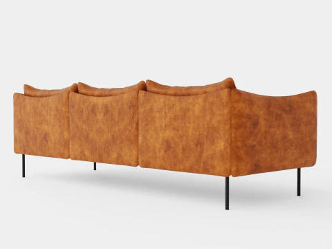 Fogia Tiki 3 Seater Sofa 3D Model