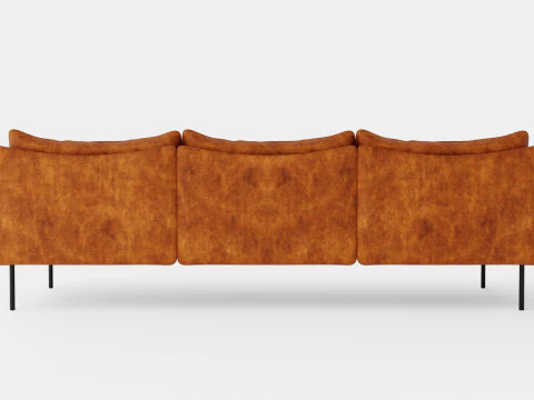 Fogia Tiki 3 Seater Sofa 3D Model