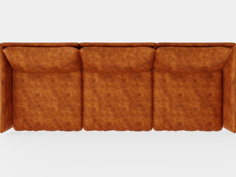 Fogia Tiki 3 Seater Sofa 3D Model
