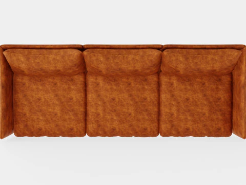 Fogia Tiki 3 Seater Sofa 3D Model