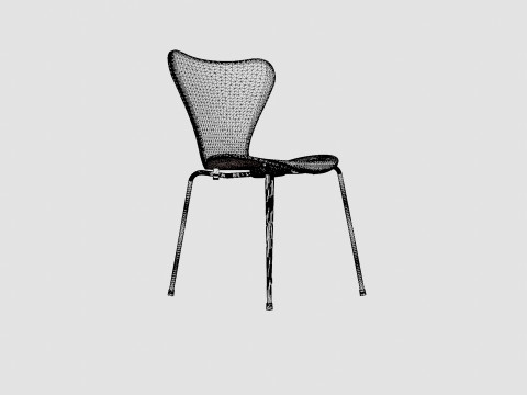 Fritz Hansen Series 7 Chair Modello 3D