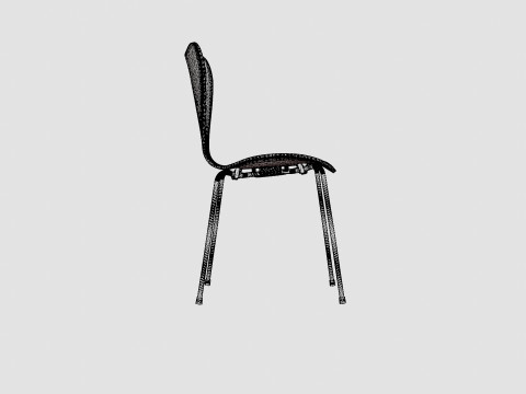 Fritz Hansen Series 7 Chair Modello 3D