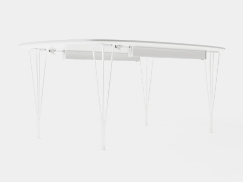 Fritz Hansen Super Ellipse Table 3D Модель