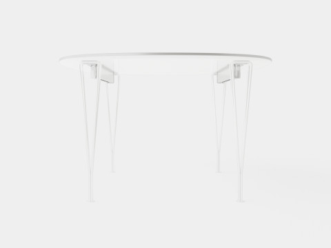 Fritz Hansen Super Ellipse Table 3D Model
