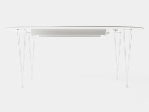 Fritz Hansen Super Ellipse Table 3D Model