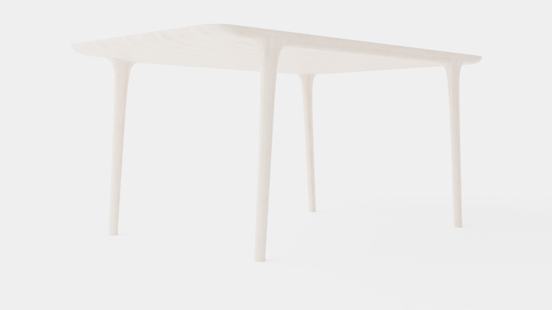 Gazzda Fawn 160 Table 3D Модель .c4d .max .obj .3ds .fbx .stl .blend 