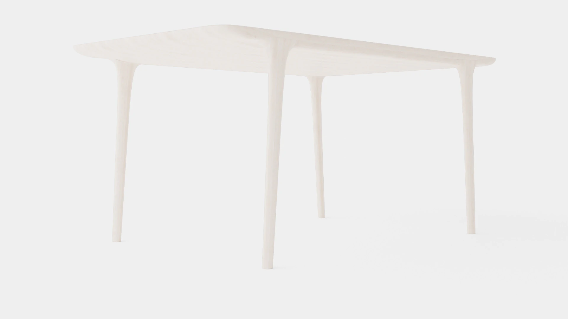 Gazzda Fawn 160 Table 3D Model .c4d .max .obj .3ds .fbx .stl .blend 