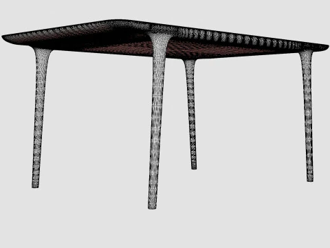 Gazzda Fawn 160 Table 3D Model