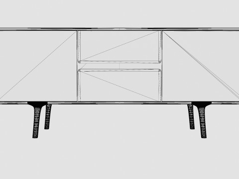 Gazzda Fawn Sideboard 3D Model