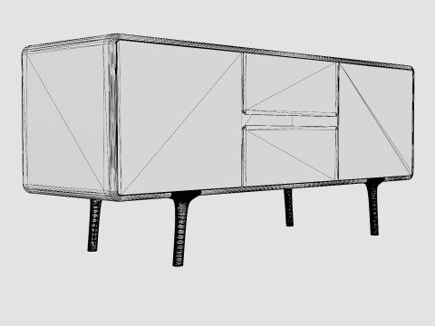 Gazzda Fawn Sideboard 3D Model