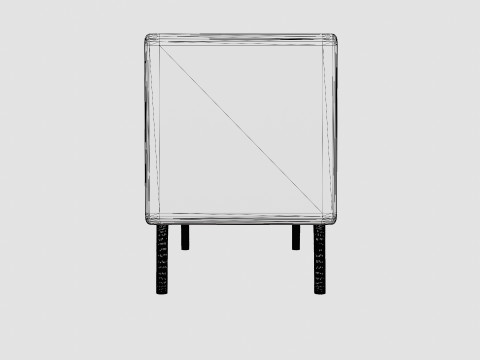 Gazzda Fawn Sideboard 3D Model