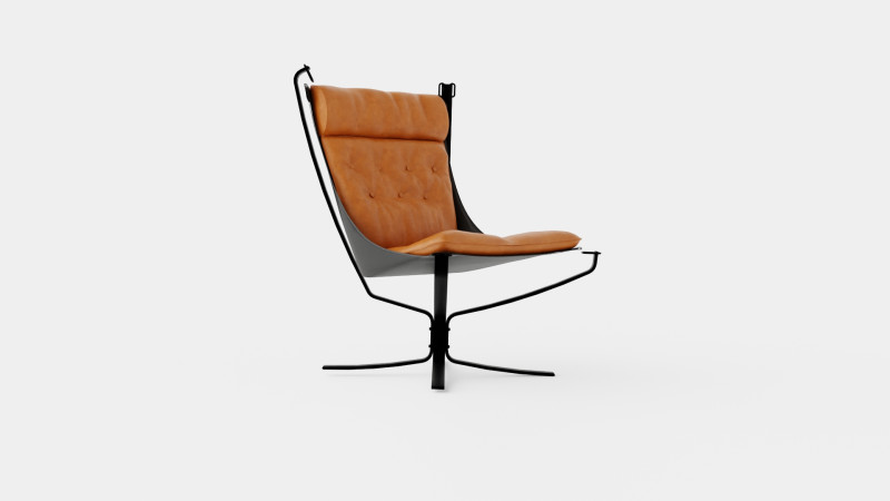 LK Hjelle Falcon First High Chair 3D 모델 .c4d .max .obj .3ds .fbx .stl .blend 