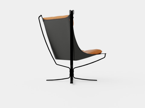 LK Hjelle Falcon First High Chair 3D 모델
