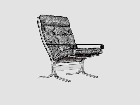 LK Hjelle Siesta Classic High Chair Model 3D