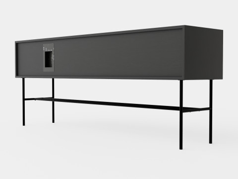 Lemus Home 1500 Media Bench 3Dモデル
