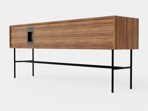 Lemus Home 1500 Media Bench 3D-Modell