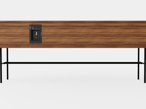 Lemus Home 1500 Media Bench 3D-Modell