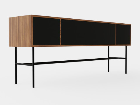 Lemus Home 1500 Media Bench 3D-Modell