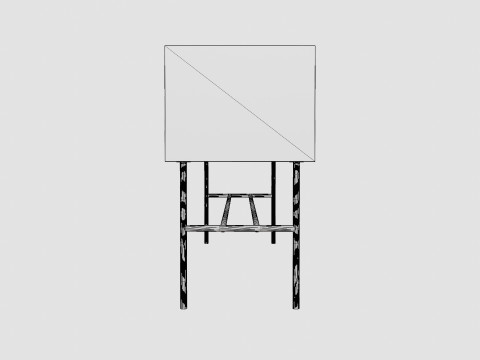 Lemus Home 1500 Media Bench 3D-Modell