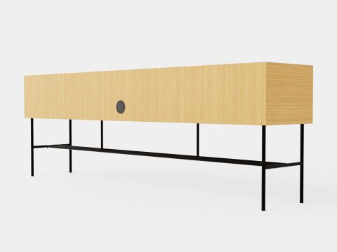 Lemus Home 1800 Media Bench 3D-Modell