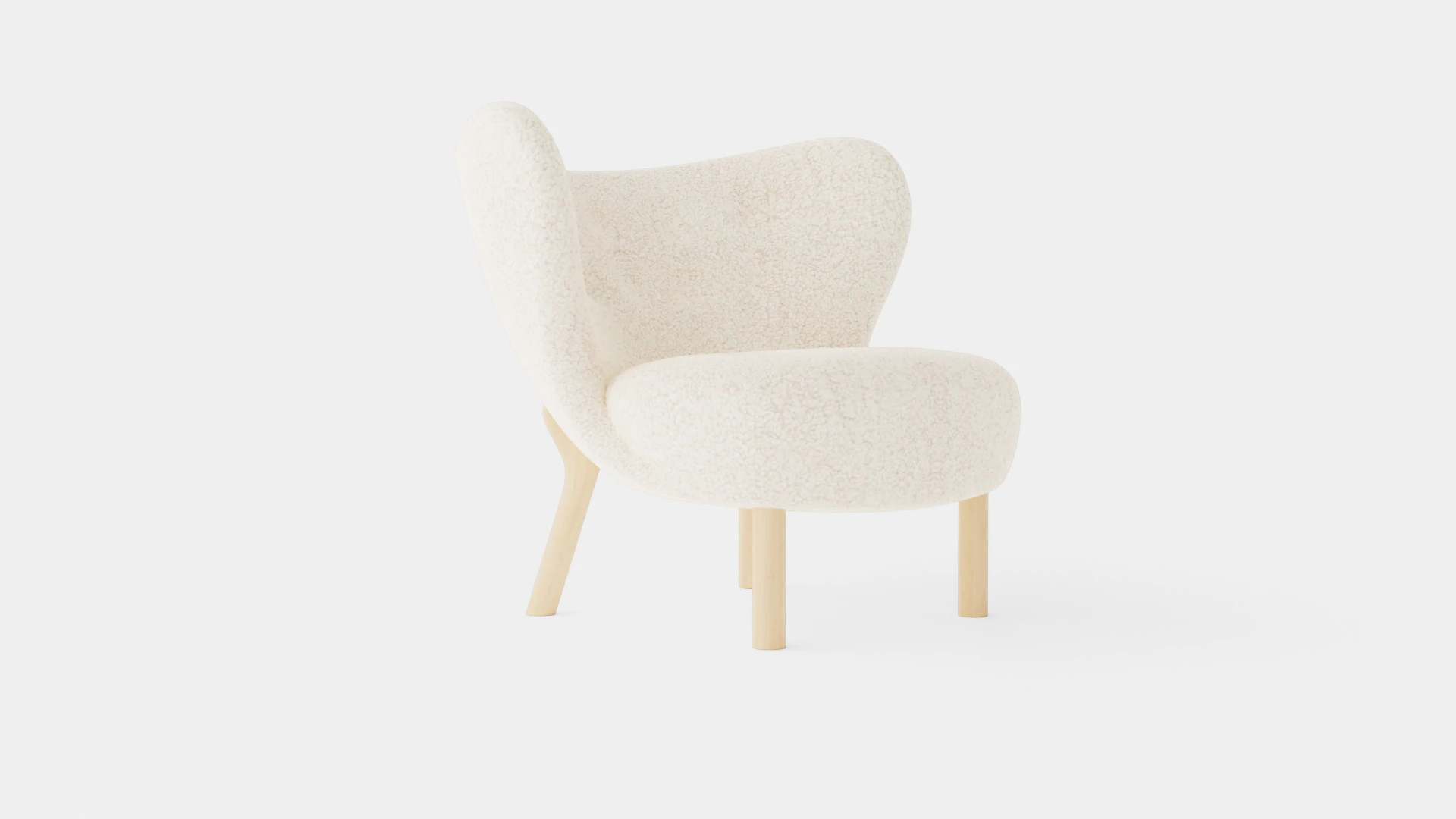 Little Petra Chair 3D Model .c4d .max .obj .3ds .fbx .stl .blend