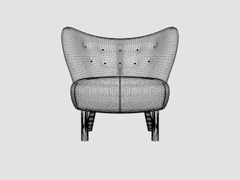 Little Petra Chair 3D Model