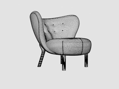 Little Petra Chair 3D Model