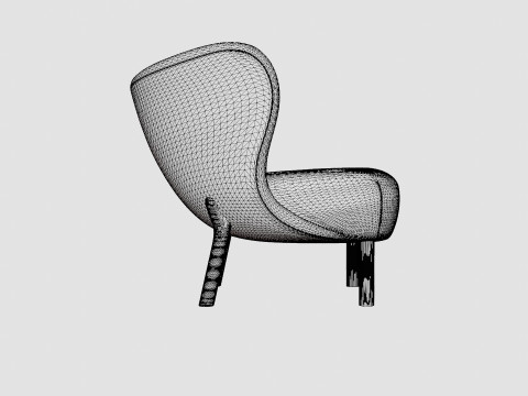 Little Petra Chair Modèle 3D