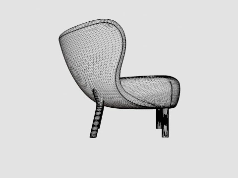 Little Petra Chair 3D Model