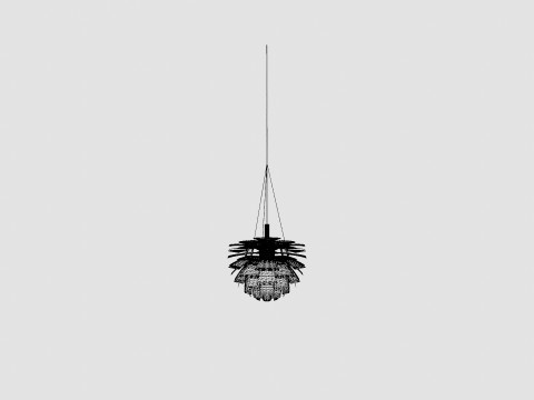 Louis Poulsen Artichoke 480 Ceiling Lamp 3Dモデル