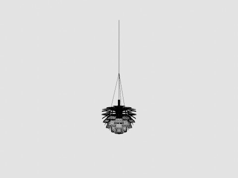Louis Poulsen Artichoke 480 Ceiling Lamp 3Dモデル