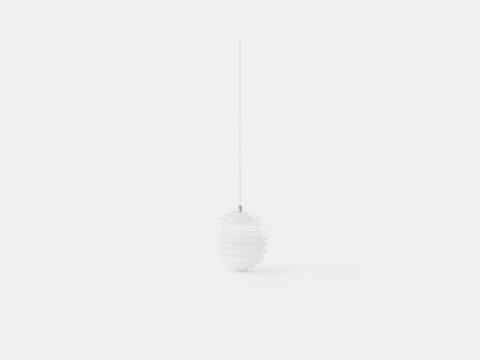 Louis Poulsen Louvre Ceiling Lamp Model 3D