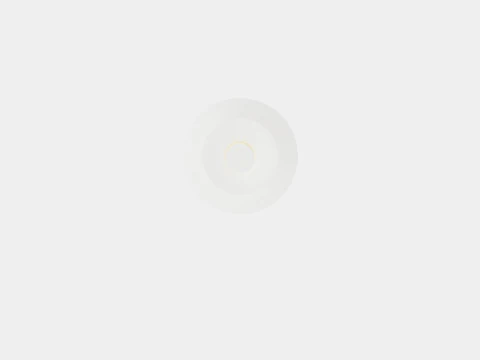 Louis Poulsen PH 5 Monochrome White Ceiling Lamp 3D Model