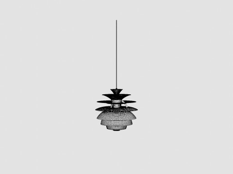 Louis Poulsen Snowball Ceiling Lamp 3D मॉडल