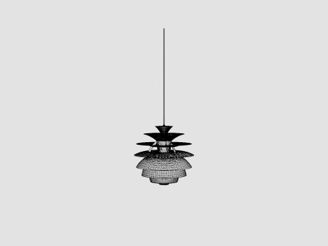 Louis Poulsen Snowball Ceiling Lamp 3D मॉडल