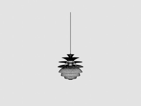 Louis Poulsen Snowball Ceiling Lamp 3D मॉडल