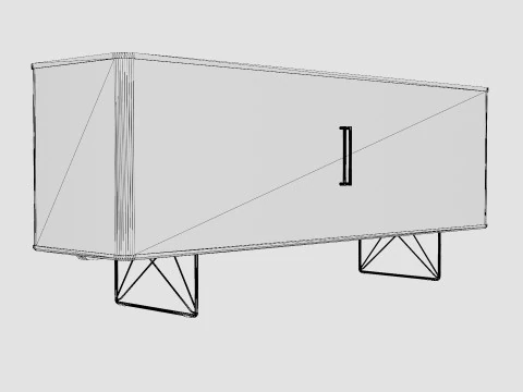 Naver AK 2730 Cabinet 3D Model