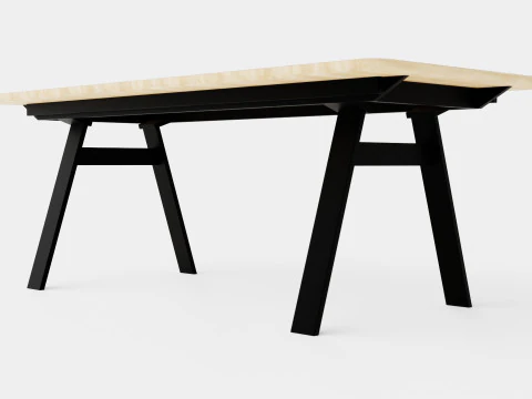 Table de salle &agrave; manger Naver Chess 3423 Modèle 3D