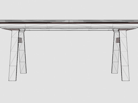 Naver Chess 3423 Dining Table Modelo 3D