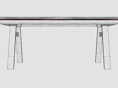 Naver Chess 3423 Dining Table 3D Model