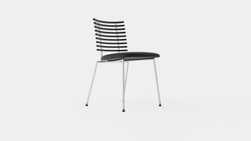 Naver Tiger Chair without Armrest 3D Model .c4d .max .obj .3ds .fbx .stl .blend 