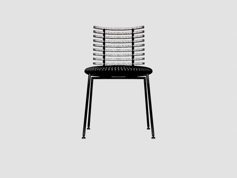 Naver Tiger Chair without Armrest 3D Model